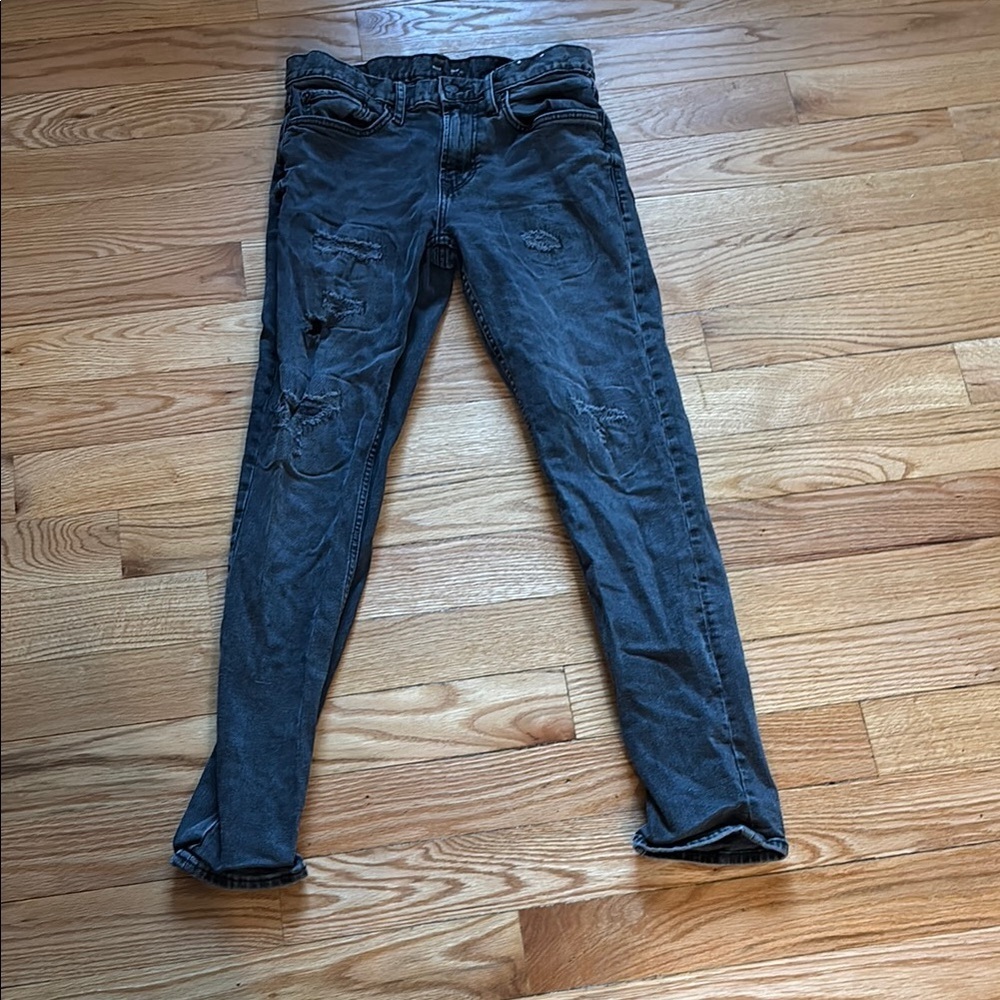 men’s slim ripped  jeans